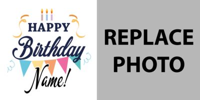2 X 4 Vinyl Banner - Happy Birthday Banner Template 1