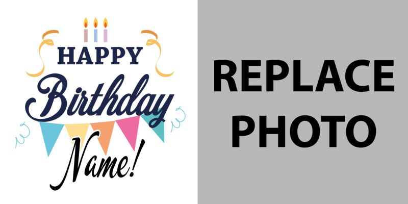2 X 4 Vinyl Banner - Happy Birthday Banner Template 1 Thumbnail