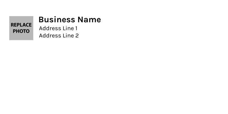 #10 Reg Envelope - Logo and Text Thumbnail